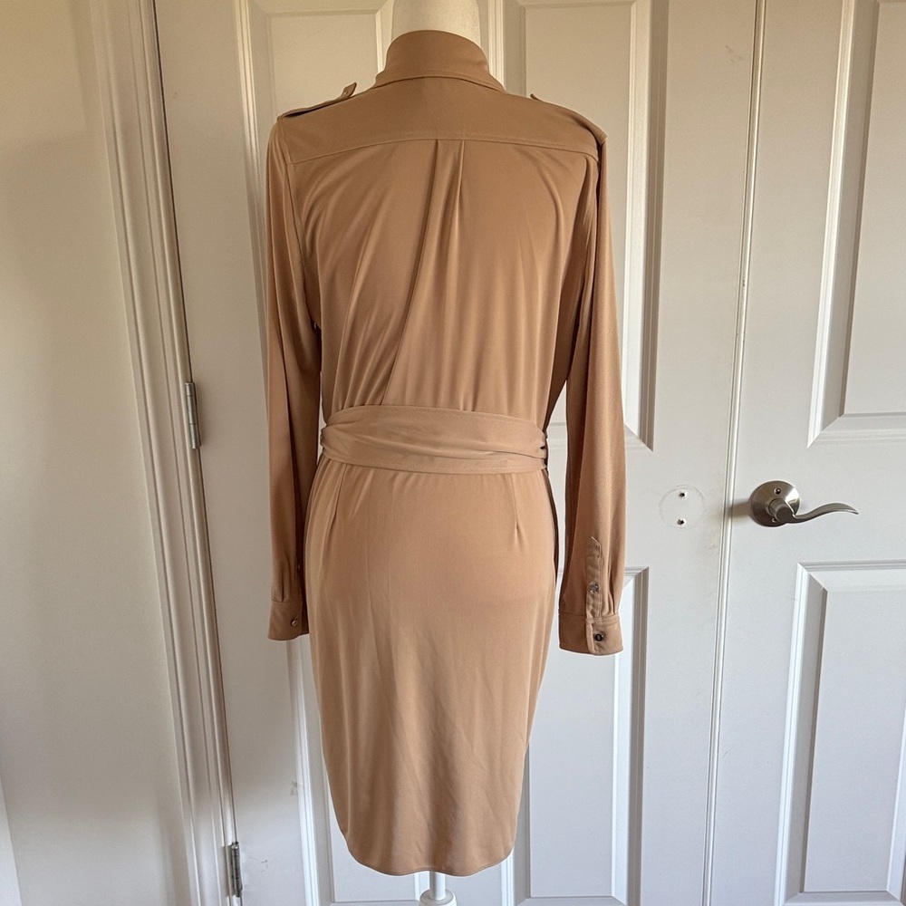 Lauren Ralph Lauren Women's Stretch Jersey Wrap Dress Size M - Picture 7 of 9